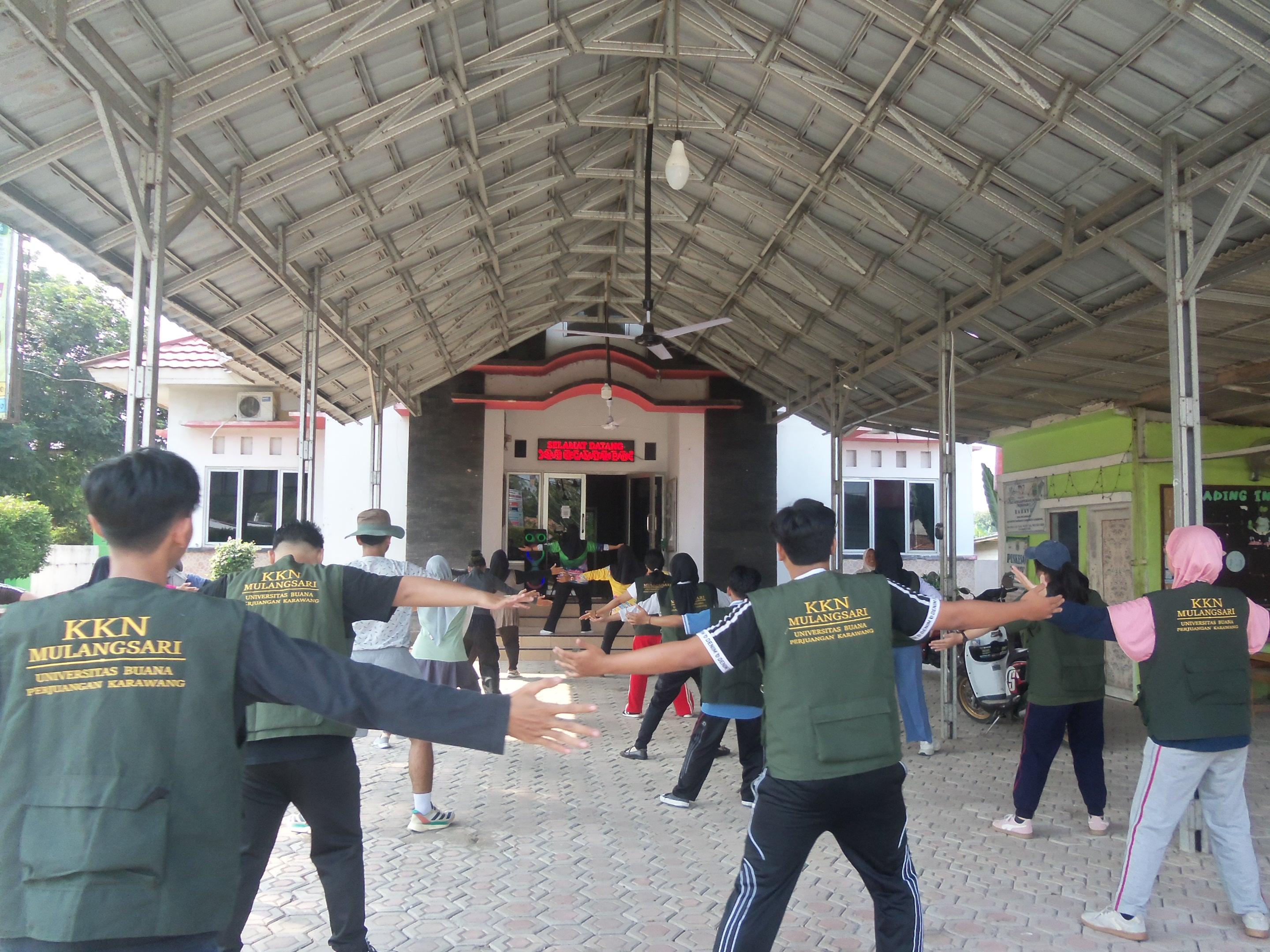 Mahasiswa KKN Ikuti Senam Bersama Ibu-Ibu KSN